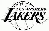 Lakers Adults sketch template