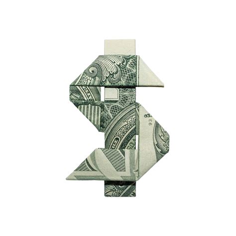 money origami dollar sign ed consultant marketing