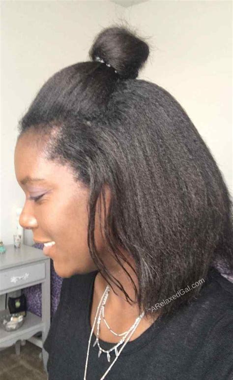 ways    relaxed hair healthy  quarantine  relaxed gal