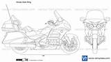 Honda Vector Templates Wing Gold Template Preview sketch template