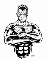 Zod General Coloring Pages Man Steel Template sketch template