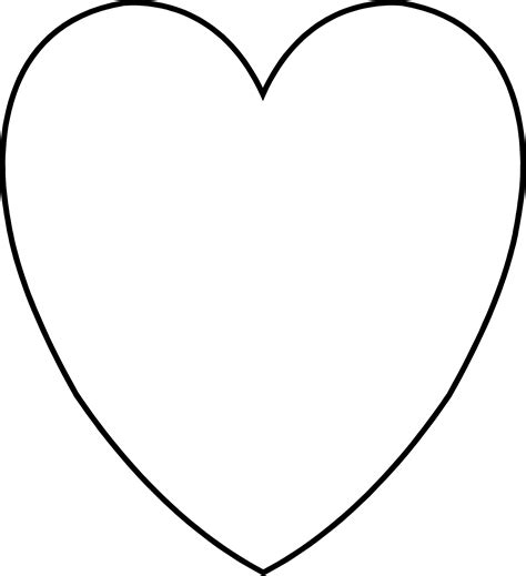 simple heart template