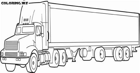 flatbed truck coloring page christopher myersas coloring pages