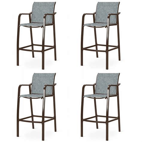 gymax set   counter height bar stool dining patio chair  backrest