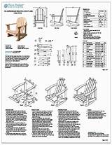 Adirondack Rocking Inst sketch template