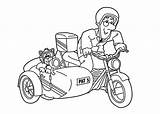 Pat Postman Tricycle 4kids sketch template