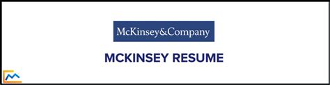 mckinsey resume consulting resume format