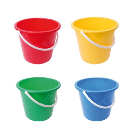 buckets  litre  plastic bucket  handle  cleaning supplies