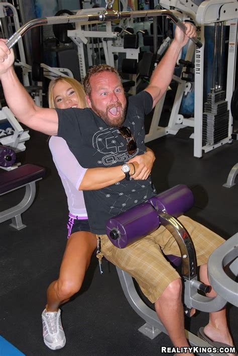 sporty milf allison evans with tight body and big firm tits gets her pussy drilled at the gym