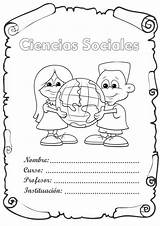 Sociales Ciencias Caratula Caratulas Estudios Cuadernos Ninos Disenos sketch template