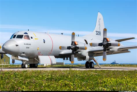 lockheed p  orion norway air force aviation photo