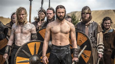 rollo leading  viking army vikings wallpaper tv show wallpapers