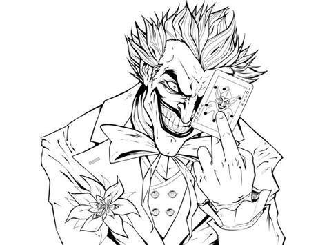 joker coloring pages   usable educative printable