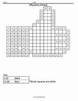 Multiplication Coloring Emoji Thumbs Worksheet Coloringsquared Pdf Squared Worksheets sketch template