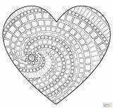 Mosaic Coloring Pages Print Heart Template Sheets Mosaico Para Printable Patterns Templates Colouring sketch template