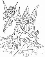 Tinkerbell Coloring Pages Kids Print sketch template