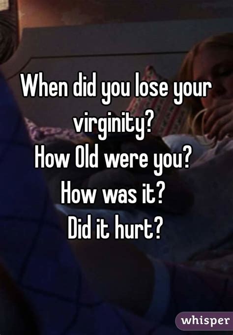 How Old Were You When You Lost Your Virginity Meme Pict