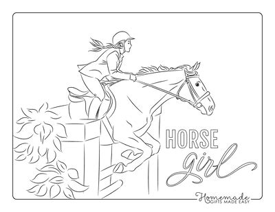 horse coloring pages  kids adults  printables