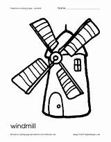 Windmill Coloring Preschool Reviewed Curated Kindergarten sketch template