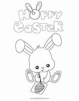Easter Merryabouttown Hoppy sketch template