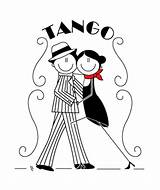 Tango Bailando Tangueros Jovenes Seleccionar Bailarines Bacha sketch template