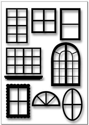 printable window template  agd room im making gingerbread house