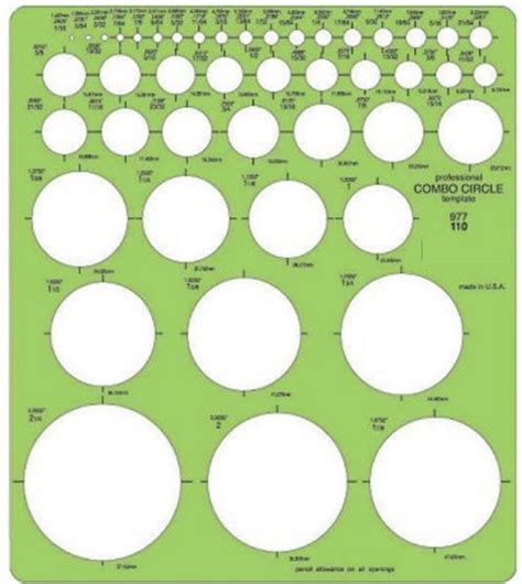 circle templates      goldstar tool