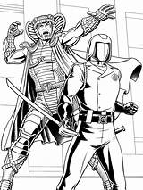 Serpentor Cobra Commander Gi Fraim sketch template