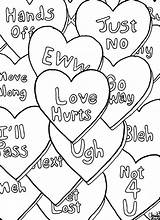 Awareness Heart Adult Singles sketch template