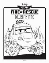 Planes Rescue Fire Coloring Pages Printables Colouring Dynamite Color Sheet Disney Print Sensiblysara Activities sketch template