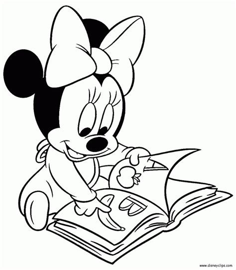 baby minnie mouse coloring pages  interesting cliparts coloring city