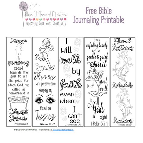 printable bible journaling ideas