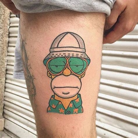 Verrücktesten Homer Simpson Cartoon Tattoos