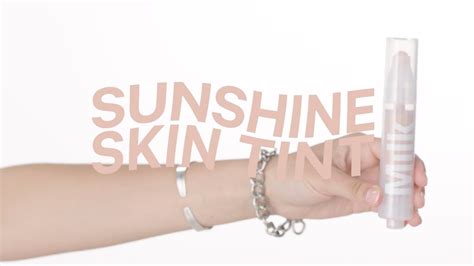 product application sunshine skin tint milk makeup youtube