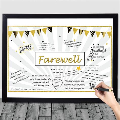 retirement farewell party buy   party decoration message