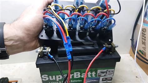 wire  boat switch panel youtube