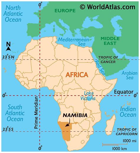 mapas de namibia atlas del mundo