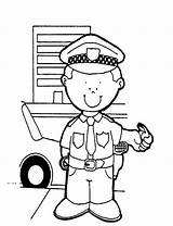 Police Coloring Pages Policeman Childcoloring Lego Printable Officer sketch template