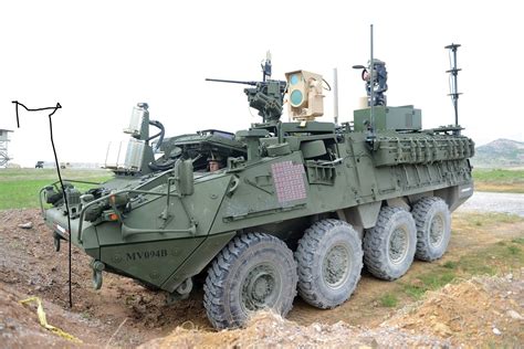 army successfully demos laser weapon  stryker  europe