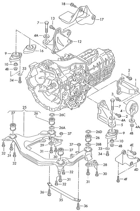 Volkswagen Passat syncro (1997 - 1999) - transmission