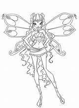 Winx Coloring Club Aisha Layla Pages Girls Wonderful Beautiful sketch template
