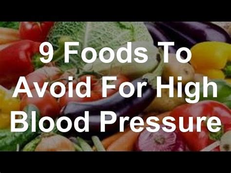 foods   blood pressure high blood pressure