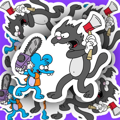 itchy  scratchy wallpaper
