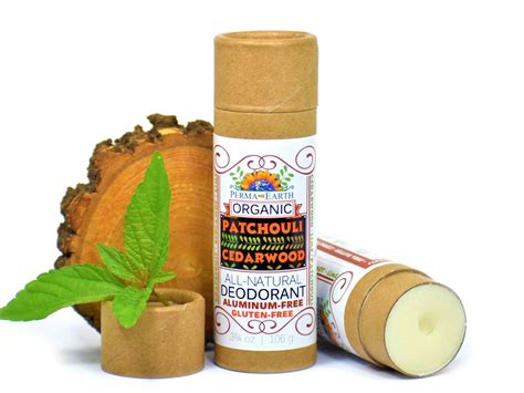 Patchouli Cedarwood Organic Natural Deodorant Leather And Etsy
