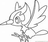Pikipek Coloringpages101 Pokémon Froakie Kleurplaat Mer sketch template