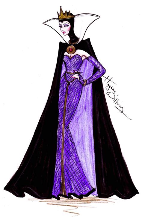 evil queen grimhilde fashion by haydenwilliamsillustrations facebook