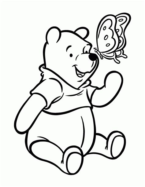 coloring pages winnie  pooh classic coloring home