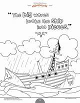 Shipwreck Activities Apostle Biblepathwayadventures sketch template