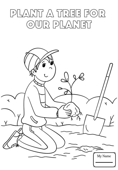 printable arbor day coloring pages
