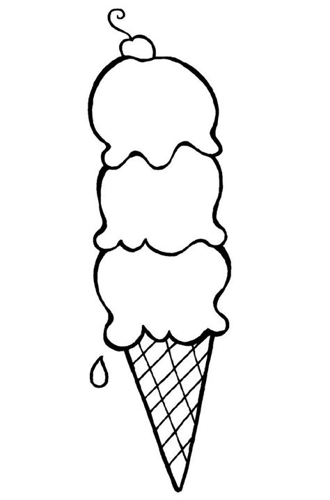 ice cream coloring pages  kindergarten educative printable ice